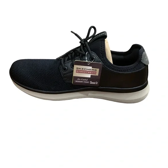 Skechers Delson 2.0 Weslo 66272 Men’s New Casual Shoes Black size 9 New in box - Picture 5 of 5